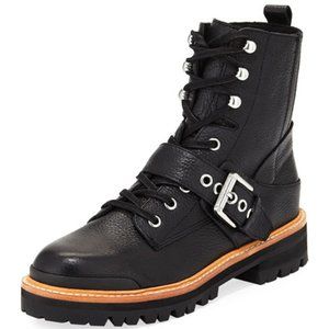 Sigerson Morrison Women's Leather Lace Up Ida Boots